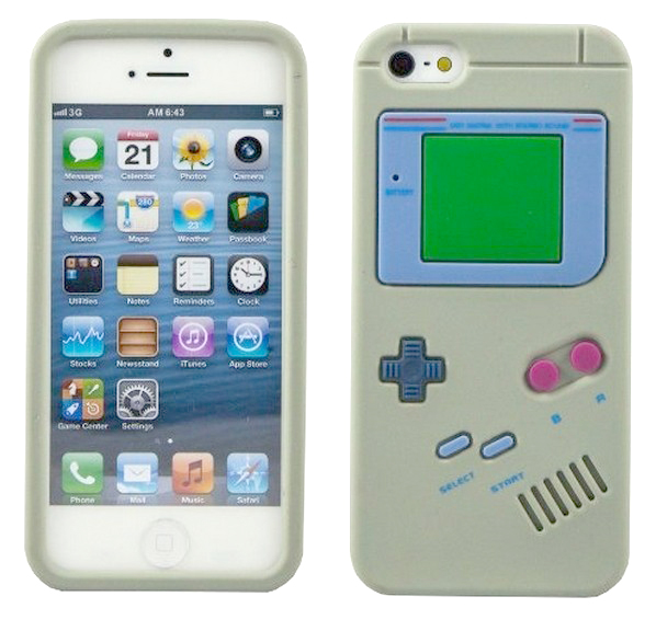 iPhone 5 5S 3D GAME Case  (Gray)